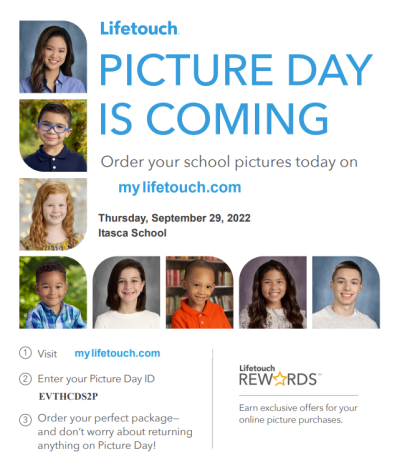 INDIVIDUAL FALL PICTURE DAY- THURSDAY, SEPTEMBER 29, 2022 FOR PK-11TH GRADE!