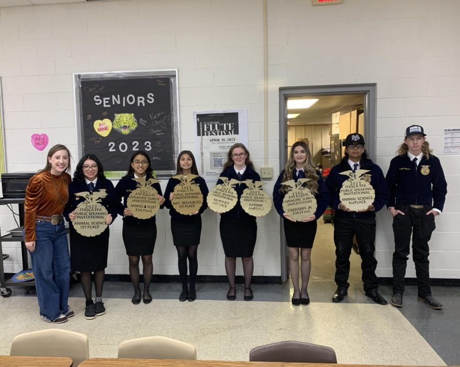 Itasca FFA Hosts Its First Speaking Competition