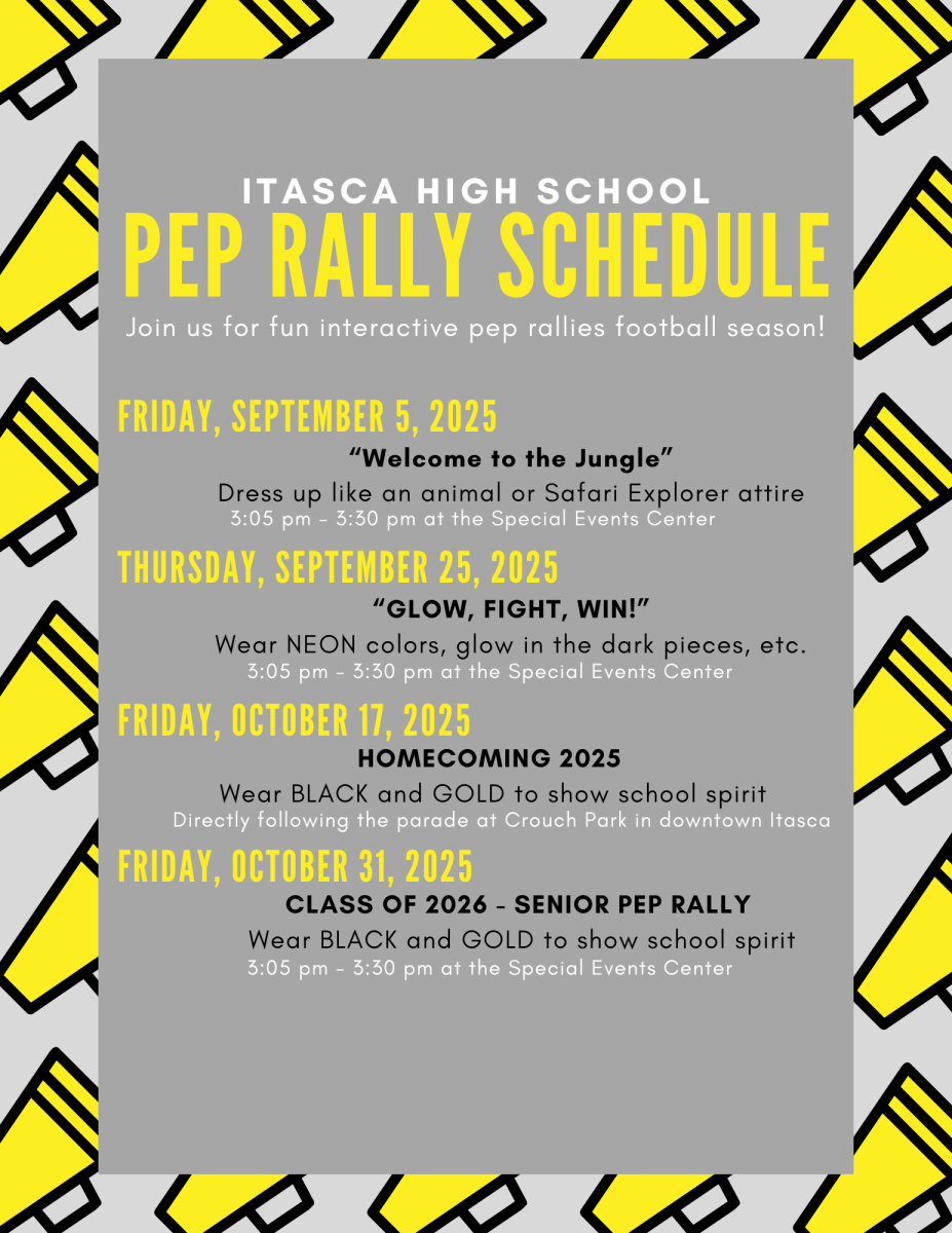 Itasca High School- Pep Rally Schedule