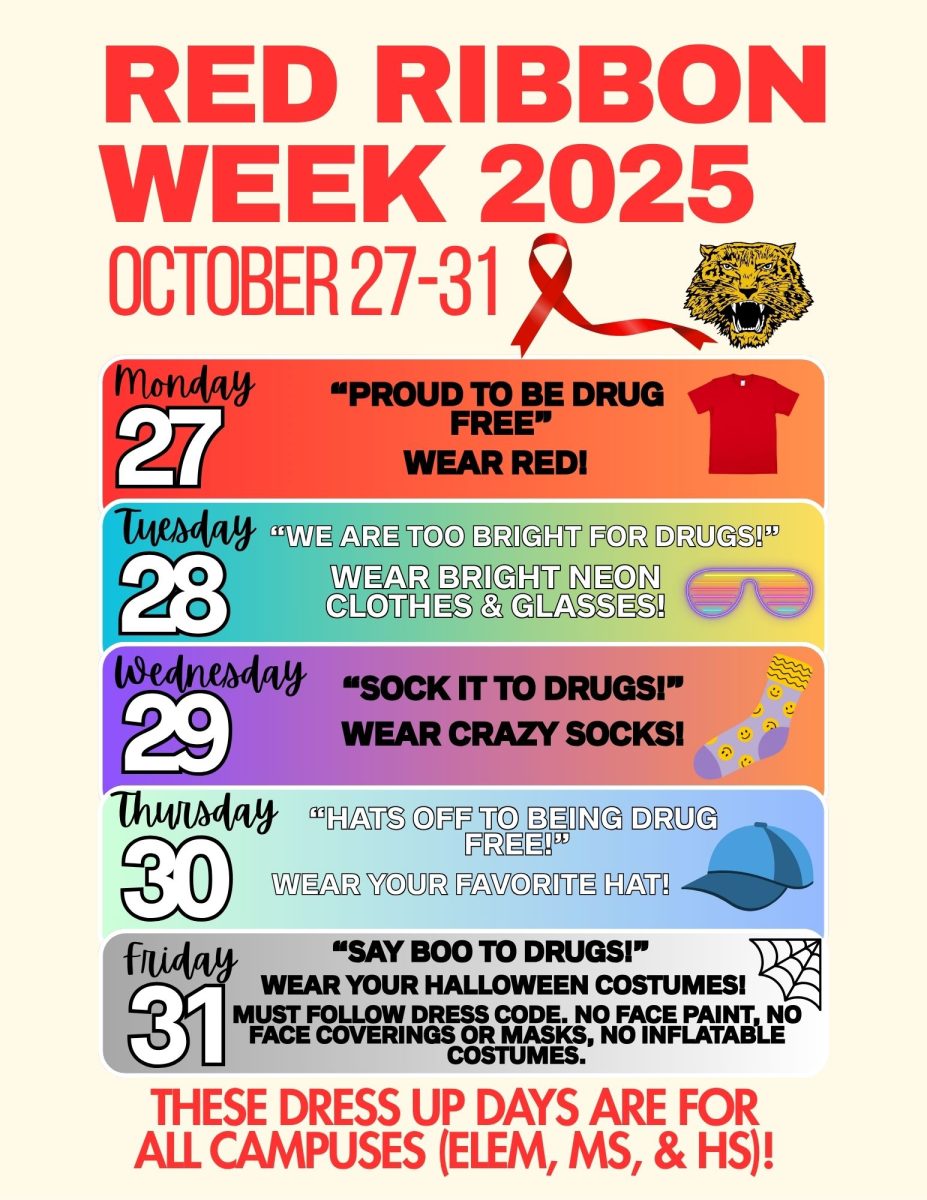 Red Ribbon Week 2025 Dress Up Days