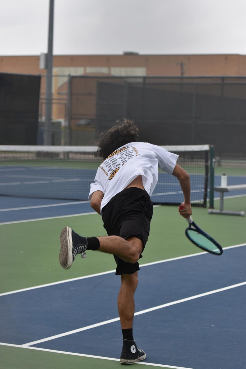 First Itasca Tennis Meet at Corsicana High School