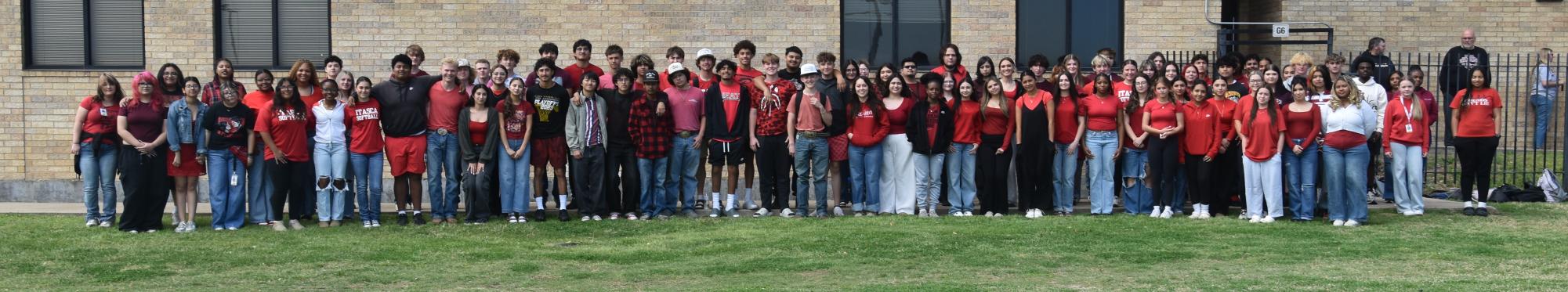 Wearing red for Romeo!